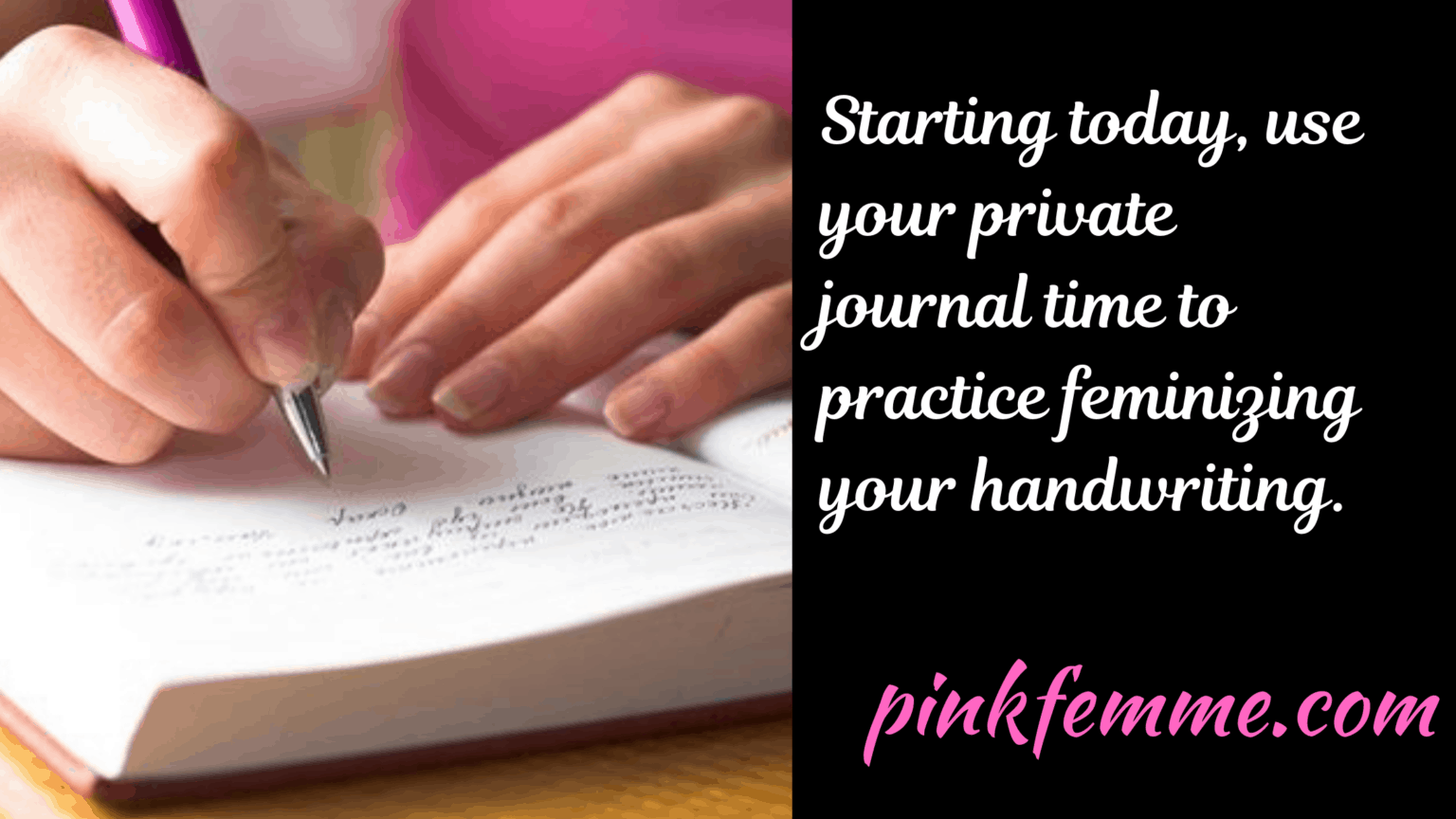 How To Have Beautiful, Feminine Handwriting | PinkFemme