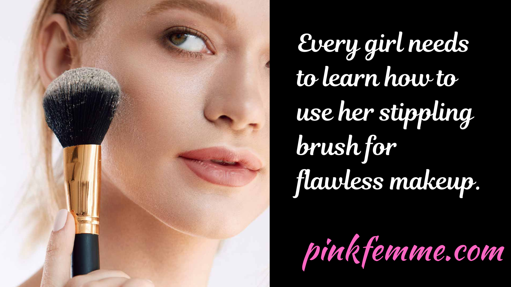 How To Use A Stippling Brush For Flawless Makeup | PinkFemme